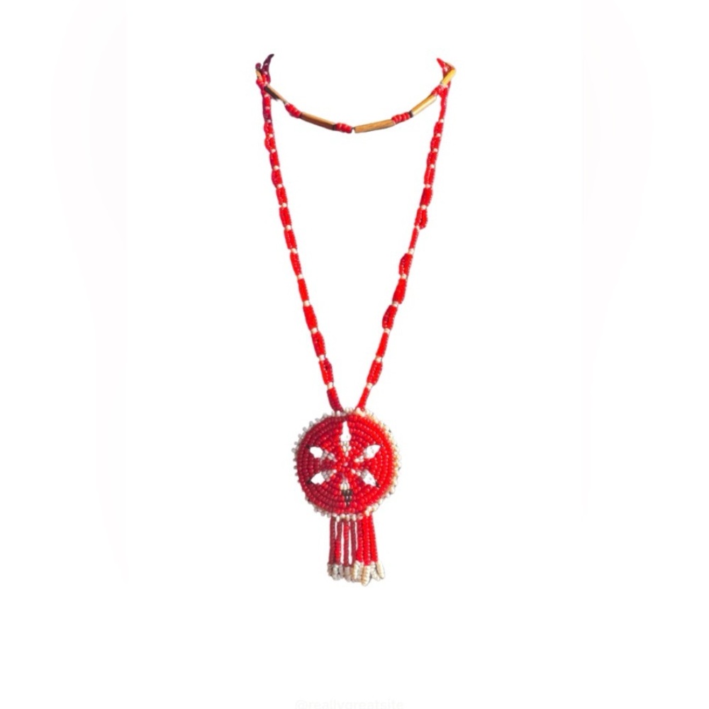 Leather And Beads American Indian Set